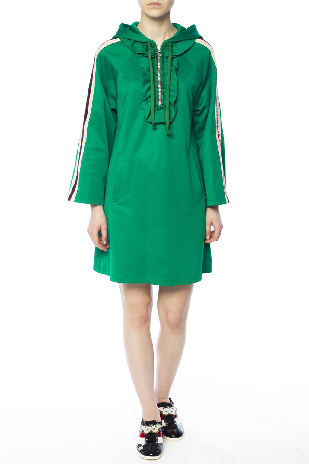 Gucci hooded jersey on sale dress